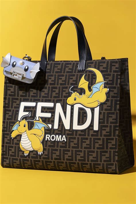 fendi pokemon tote